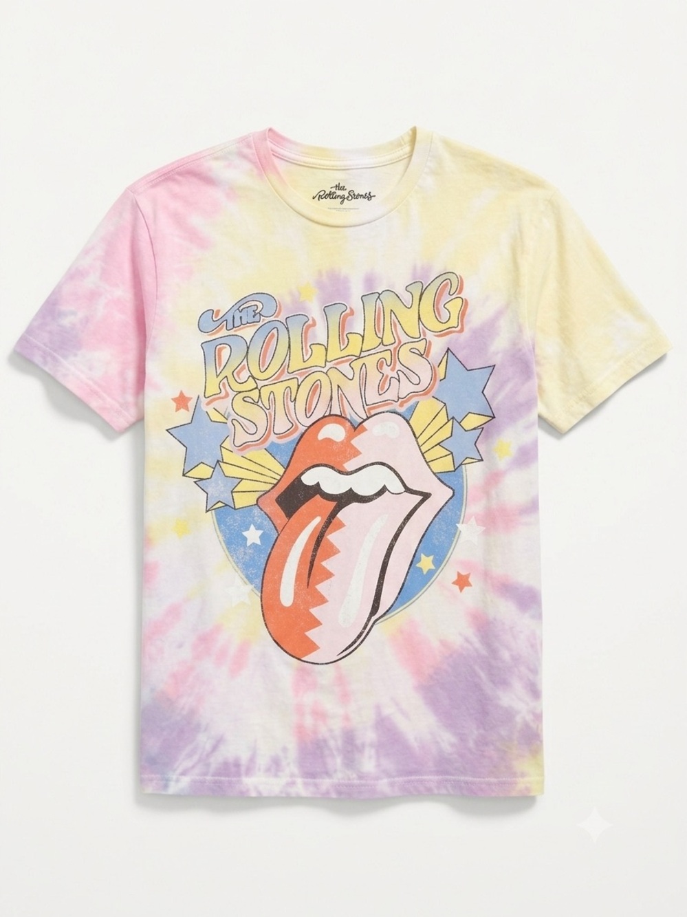 The Rolling Stones Tie-Dye Graphic Tee